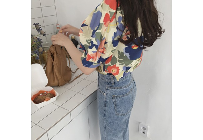jasmin floral blouse