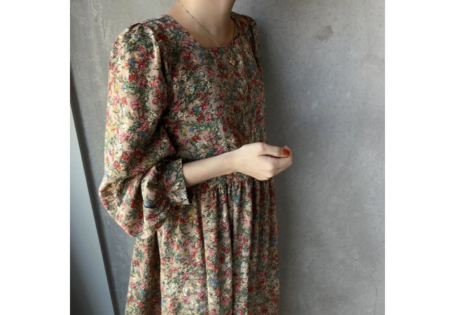 almond flower dress ( 리오더 세일 31500 -&gt; 무료배송 25000 )