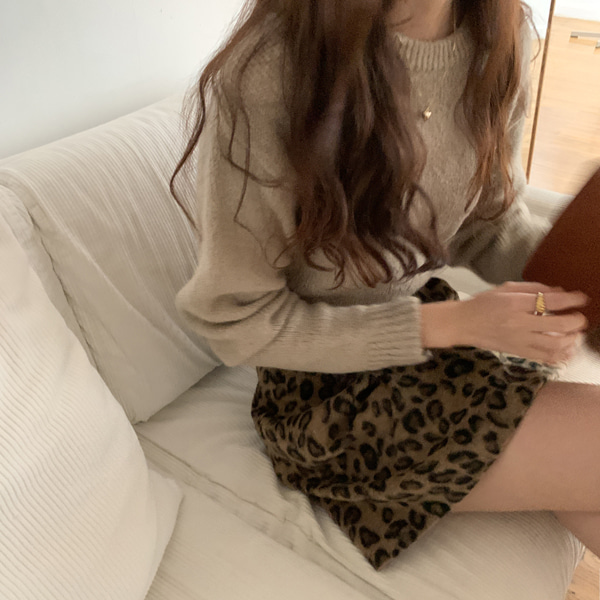alex leopard skirts ( 따듯한 레오파드 )