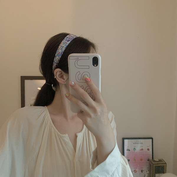 (100세트 무료배송 )liberty floral hairband ( 4컬러세트 )