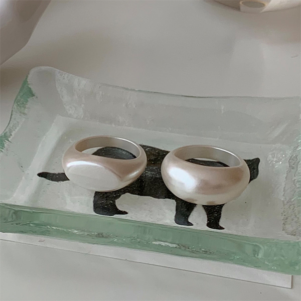 ( 2개세트 무료배송 ) pearl ring set