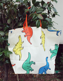 dinosaur shopper bag 