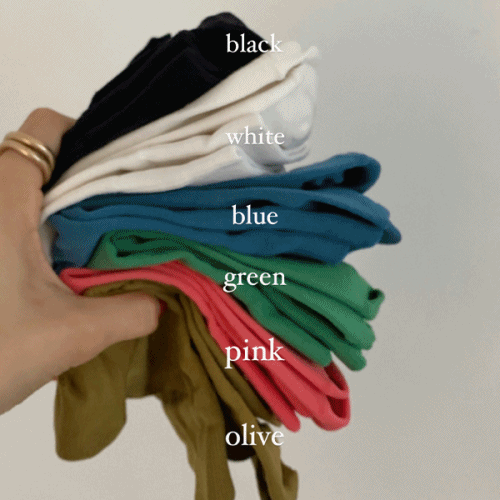 ( 100세트 무료배송 이벤트 ) soft color socks set ( 6컬러세트 )