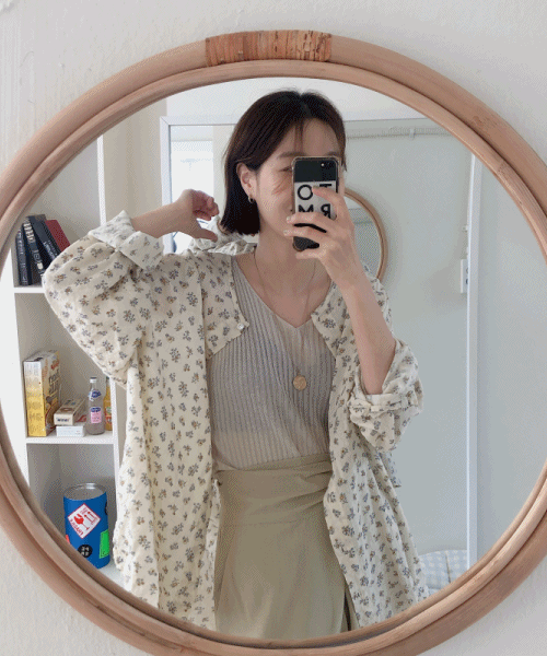 butter cup blouse + cardigan ( 투웨이 )
