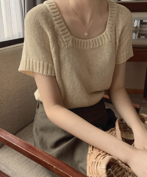 joy square knit ( 스퀘어 니트 )