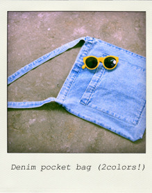 Denim pocket bag (진청/연청)
