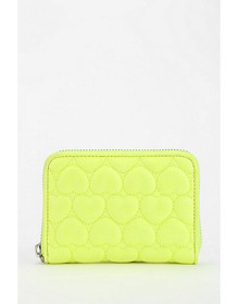 (B_urban outfitters)  Cooperative Puffy Heart Zip Wallet 