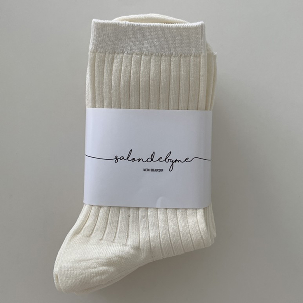 cream socks set ( 5개세트 + 무료배송 )