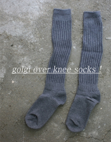 golgi over knee socks ! 