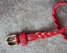 red classic vintage belt (코디컷업뎃중!)