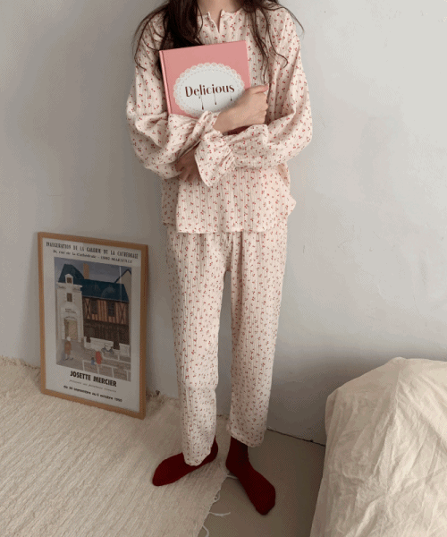sleepy cherry pajama