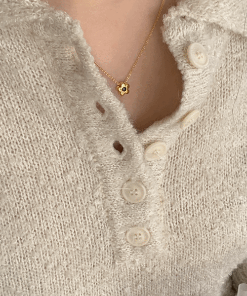 grove collar knit ( 부클니트 )