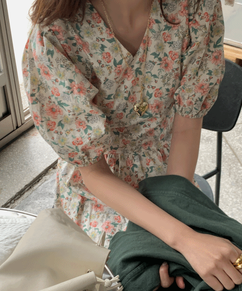 ( 주문폭주 )  alice floral dress ( 빈티지 무드 )