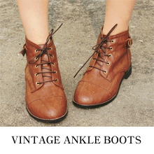 ▲ 재입고 vintage ankle boots
