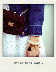 chain mini bag !
