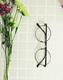 circle - glasses ( 브라운 )